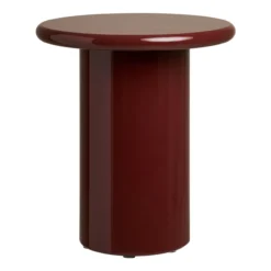 Bijzettafel Nelly rood Ø45 cm