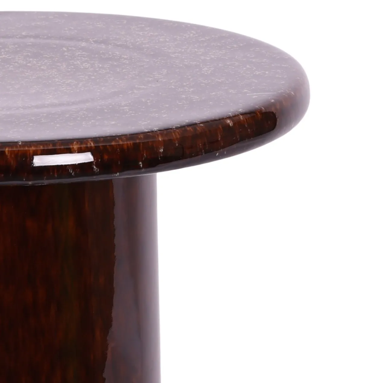 Bijzettafel Nino keramiek dark brown