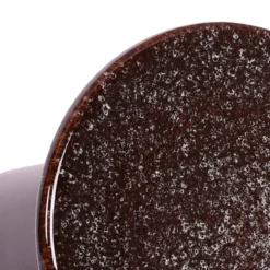 Bijzettafel Nino keramiek dark brown