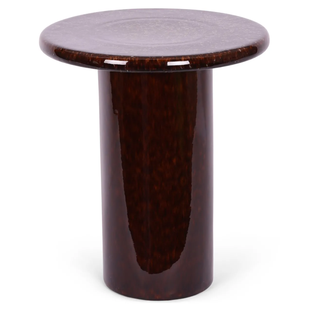 Bijzettafel Nino keramiek dark brown