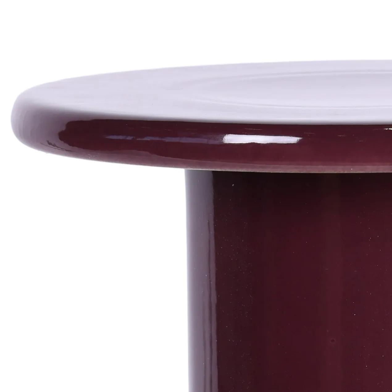 Bijzettafel Nino keramiek plum