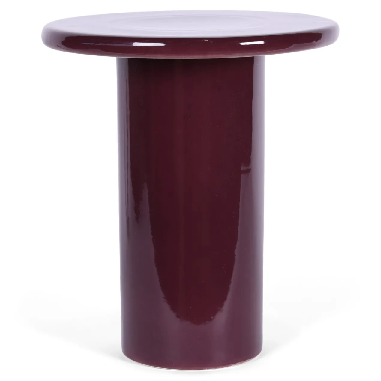 Bijzettafel Nino keramiek plum