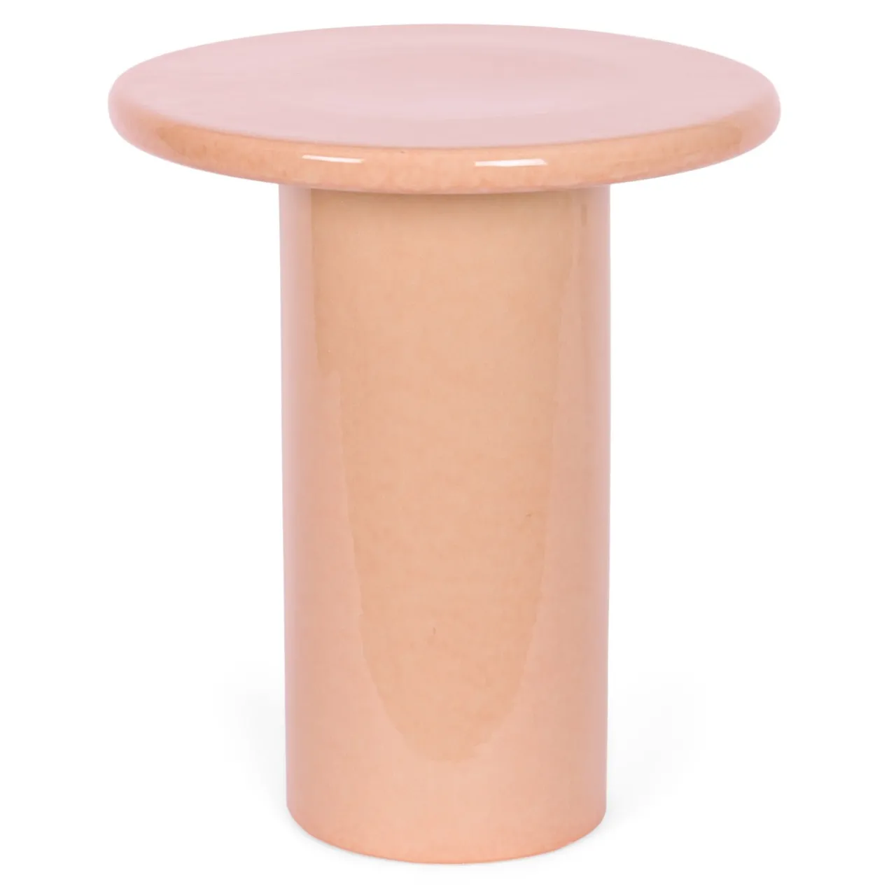 Bijzettafel Nino keramiek soft orange