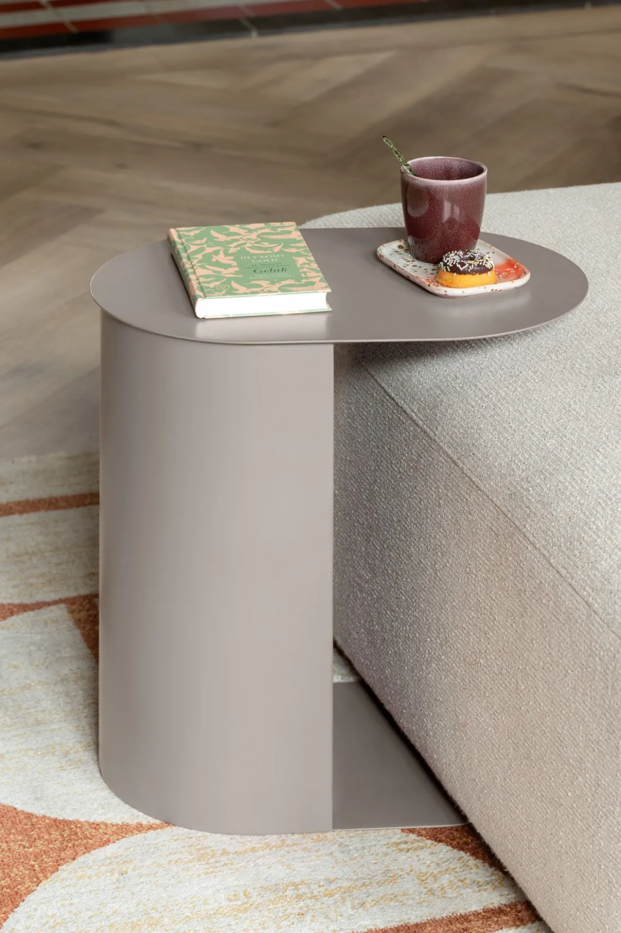 Bijzettafel Riqueza warm grey - set van 2