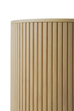Bijzettafel Roller Max 40 cm eiken geolied