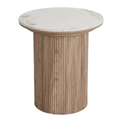 Bijzettafel Ronda bruin Ø45 cm
