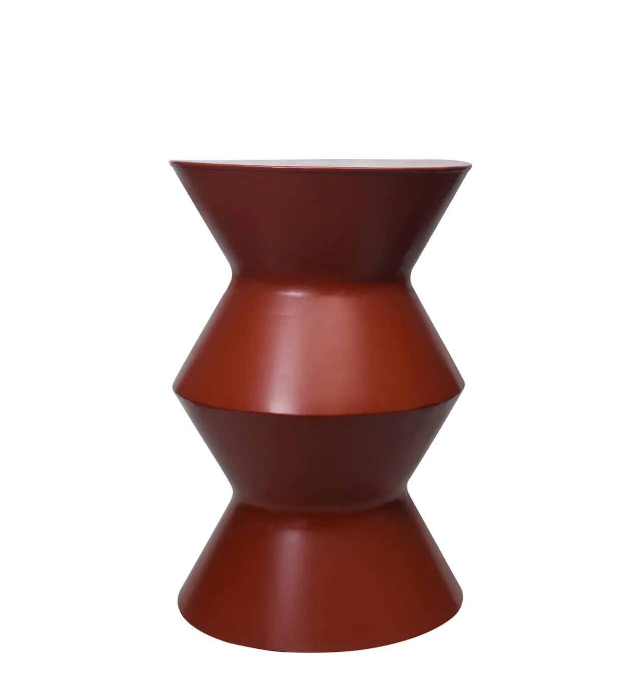 Bijzettafel Sarah rood bruin