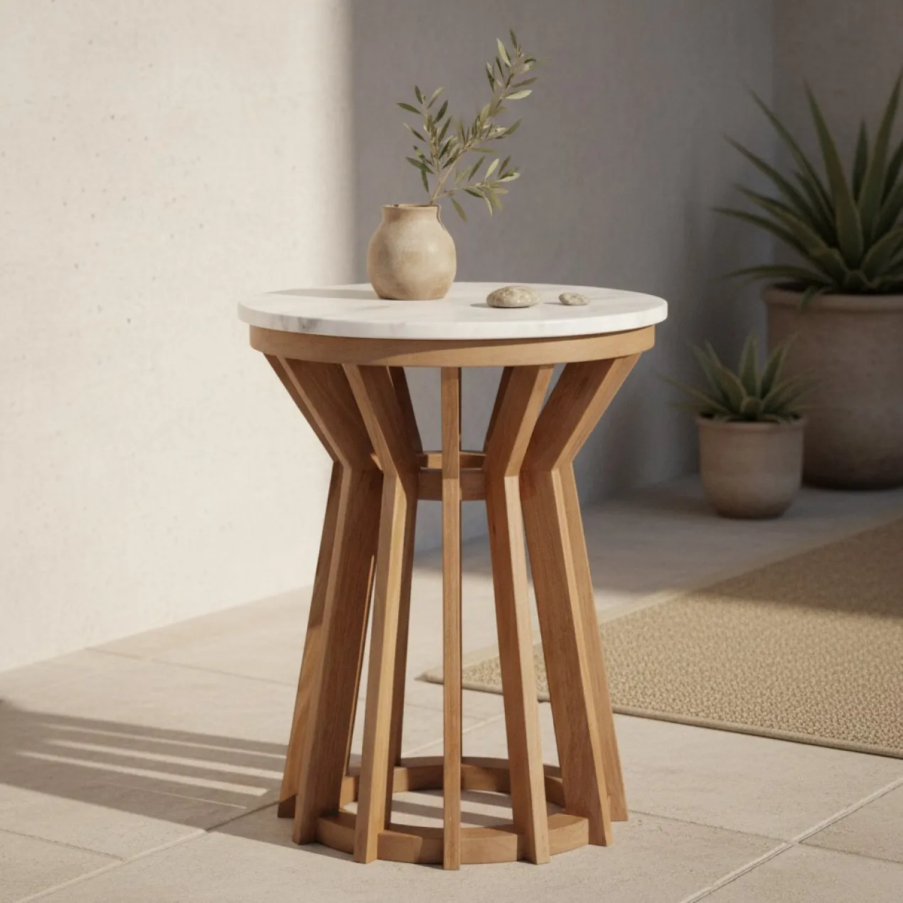 Bijzettafel Sarawak Ø40 cm