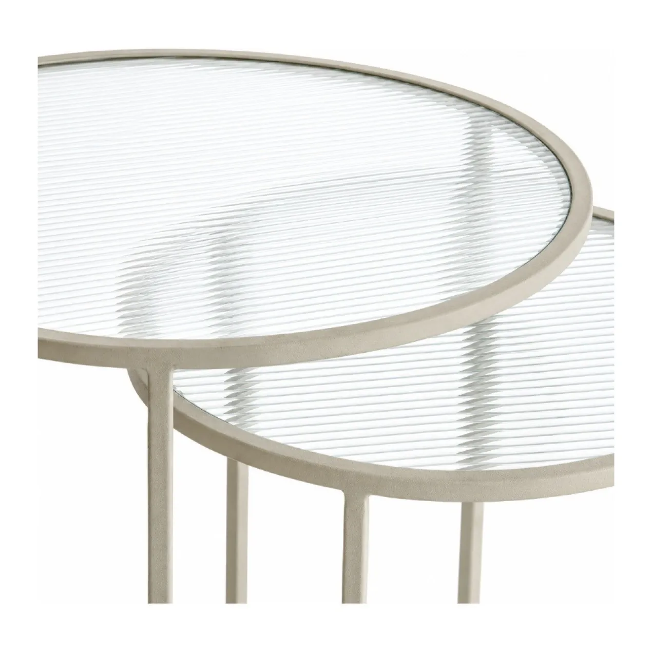 Bijzettafel Talca cream - set van 2