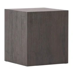 Bijzettafel Zayn 40x40 cm bruin
