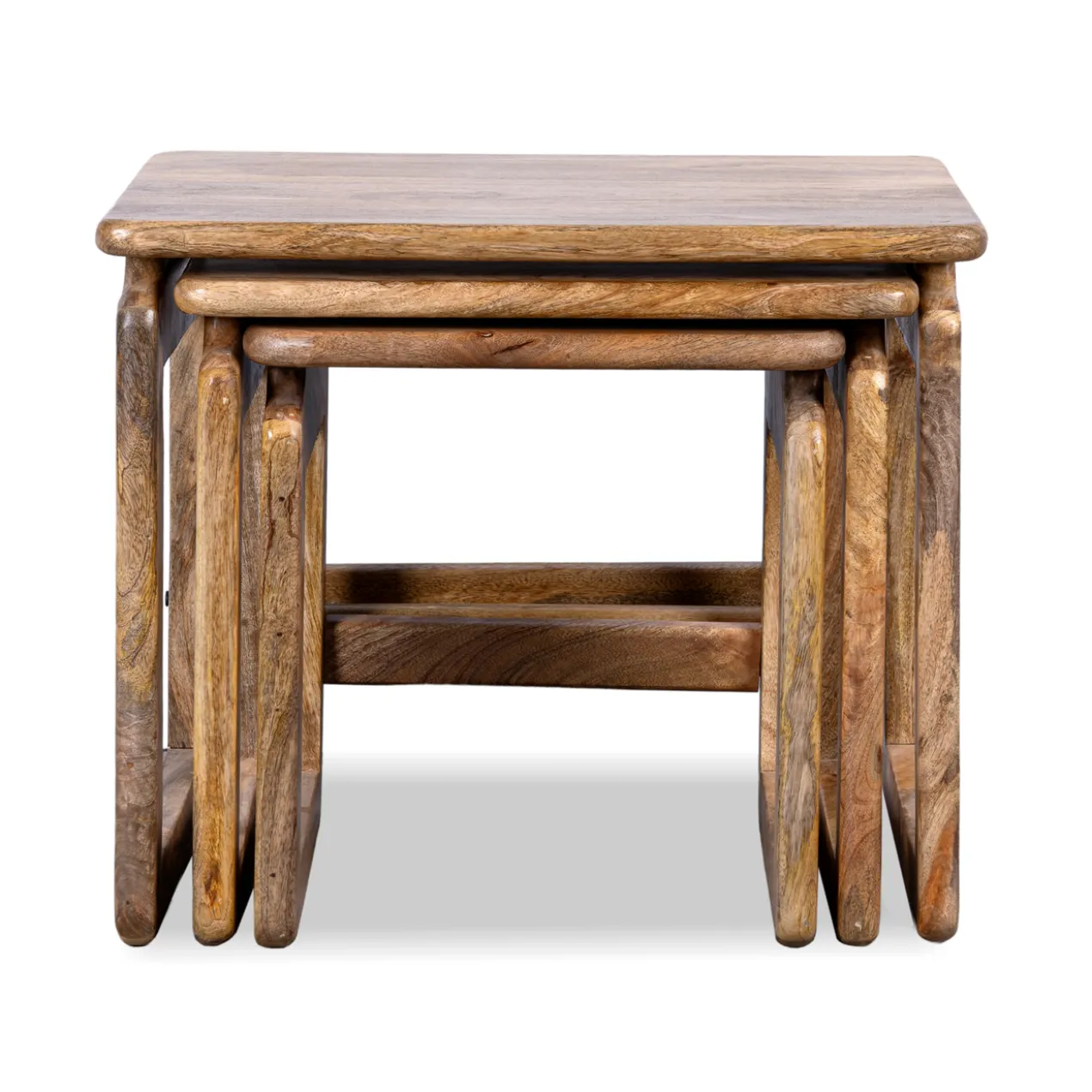 Bijzettafel Zoutelande naturel- set van 3
