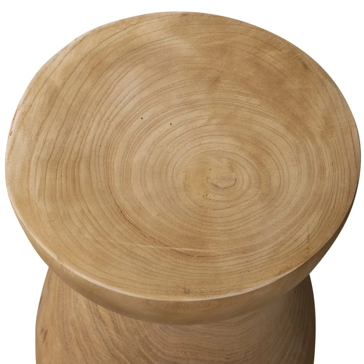 Bink kruk hout naturel 40xo28 cm
