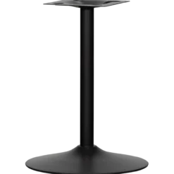 Bistro ronde buisvoet metaal matzwart 72xo54 cm