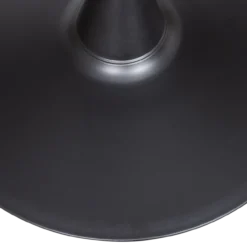Bistro trompetvoet metaal matzwart 72xo60 cm