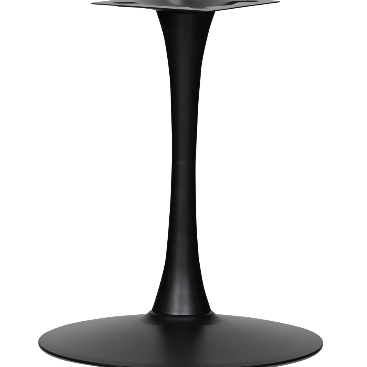 Bistro trompetvoet metaal matzwart 72xo60 cm