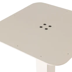 Bistro vierkante bartafel poot metaal dakargrau 105x50x50 cm