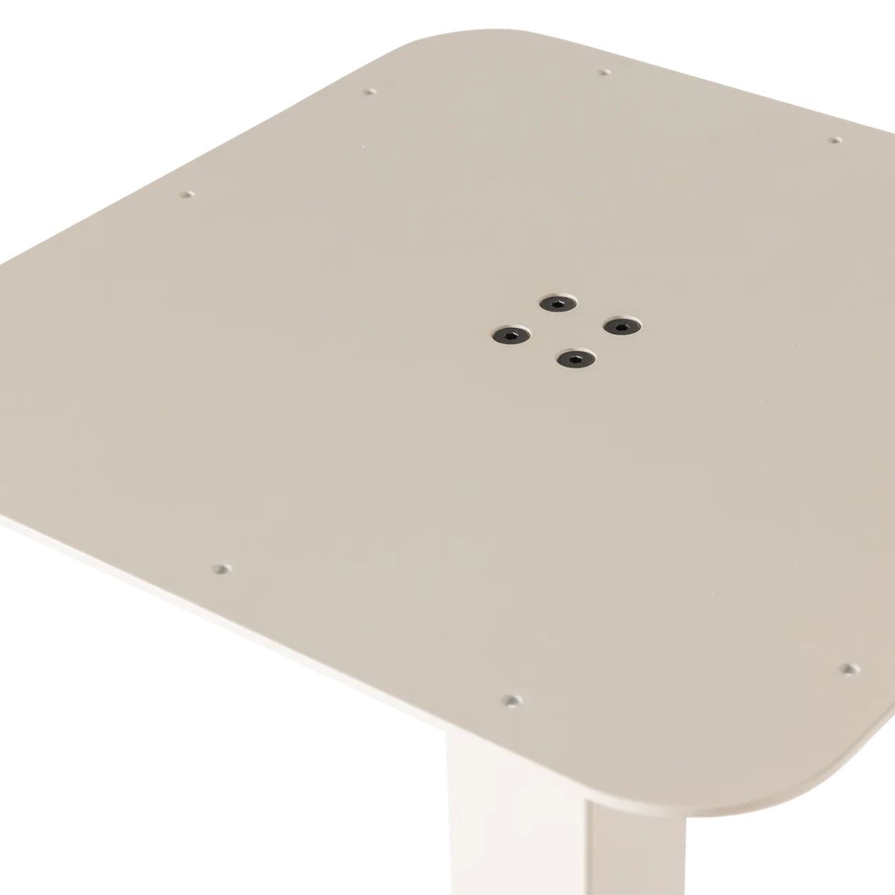 Bistro vierkante bartafel poot metaal dakargrau 105x50x50 cm