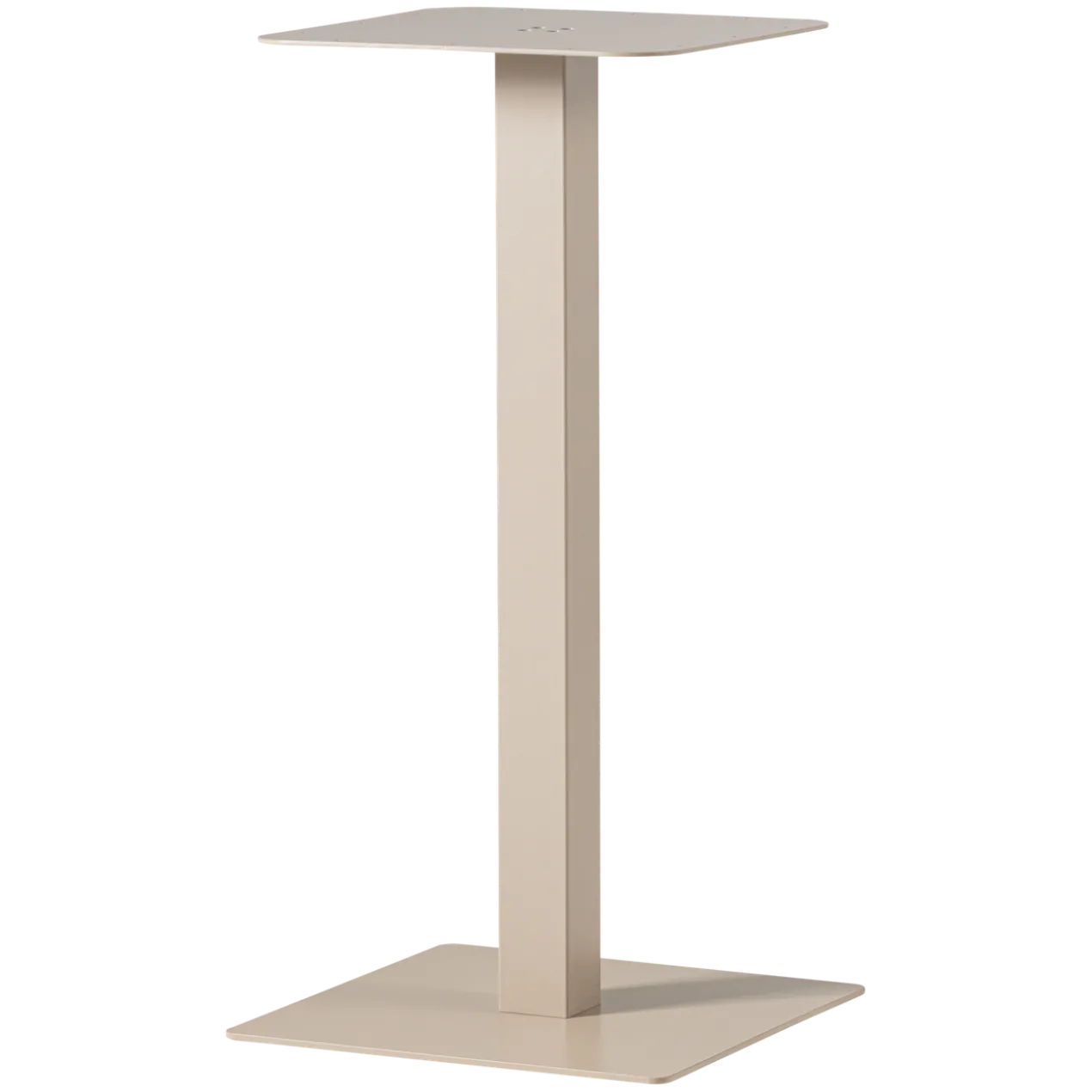 Bistro vierkante bartafel poot metaal dakargrau 105x50x50 cm