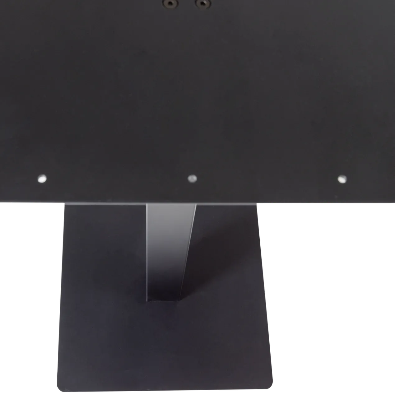 Bistro vierkante bartafel poot metaal zwart 105x50x50 cm