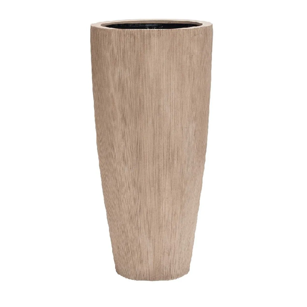 Bloempot Java S Ø38 x H80 cm stripe beige