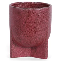 Bloempot Liva bordeaux
