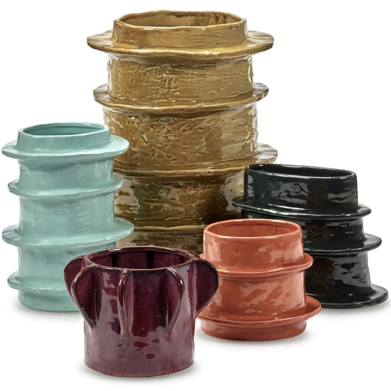 Bloempot Molly S 02 aubergine