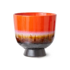 Bloempot Retro Cherry Red