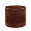 Bloempot Vaso 02 brown H19