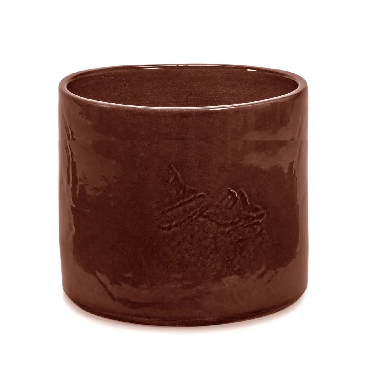 Bloempot Vaso 02 brown H19