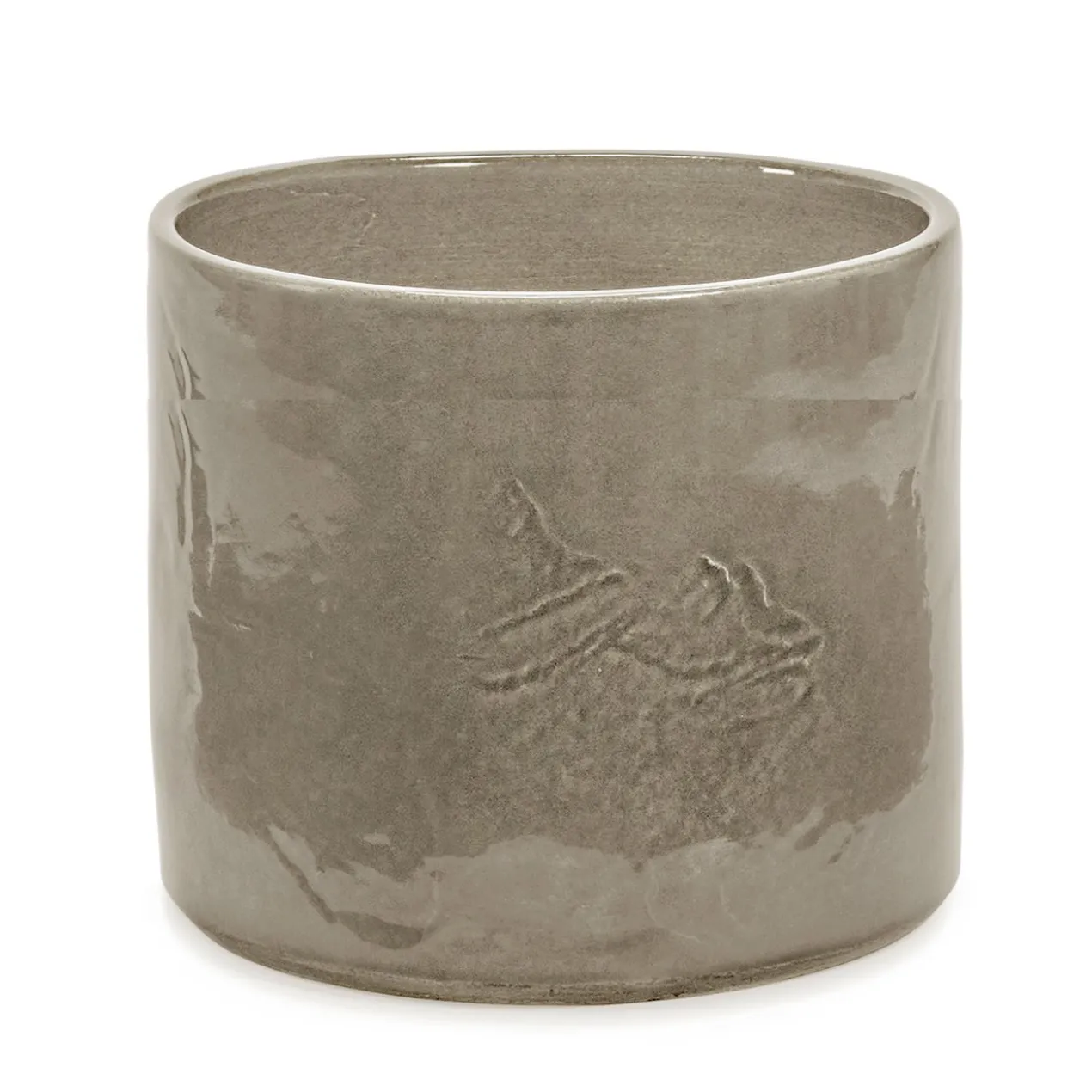 Bloempot Vaso 02 grey H19