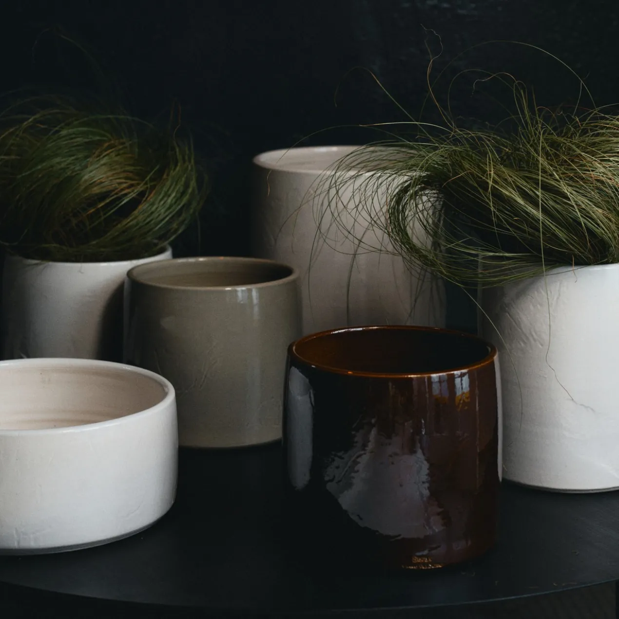 Bloempot Vaso 02 white H12