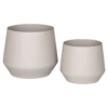 Bloempot Yannick - set van 2 Beige