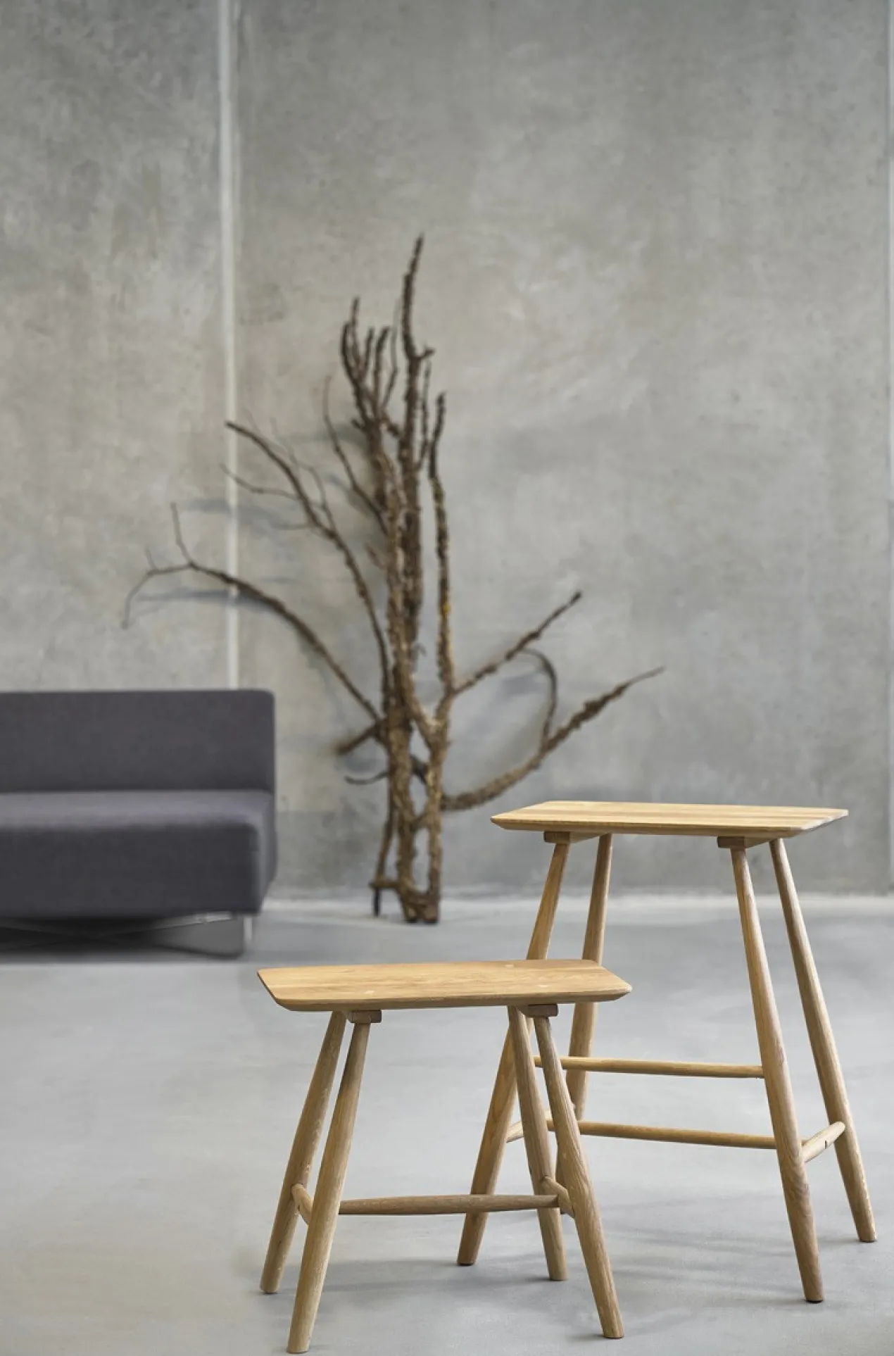 Bodo houten barkruk naturel - 64 cm
