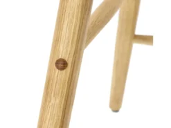 Bodo houten barkruk naturel - 64 cm