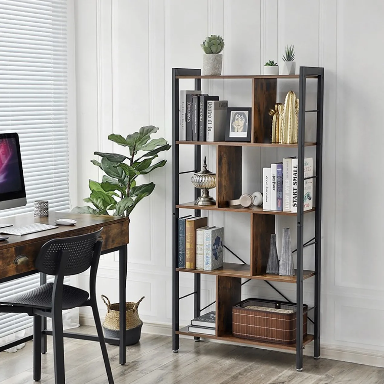 Boekenkast Dave Vintage Indusign