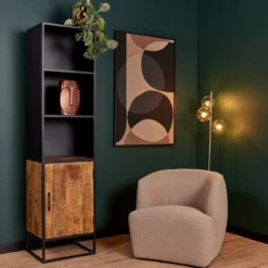 Boekenkast Metalwood