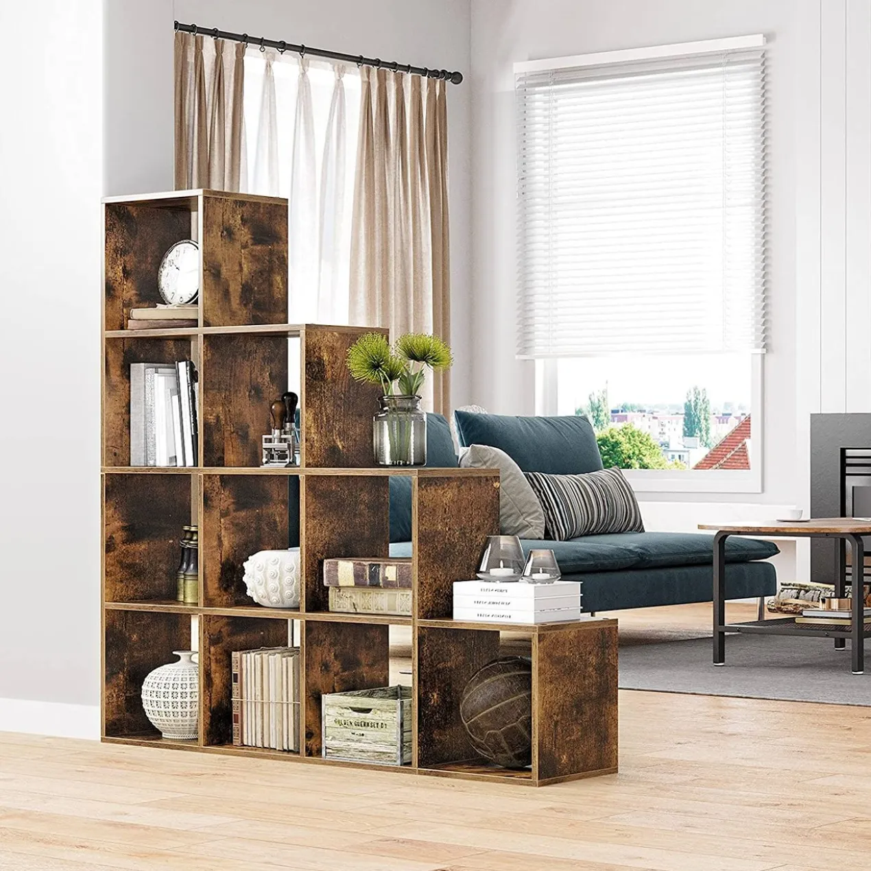 Boekenkast met 10 kubussen - Indusign Wit