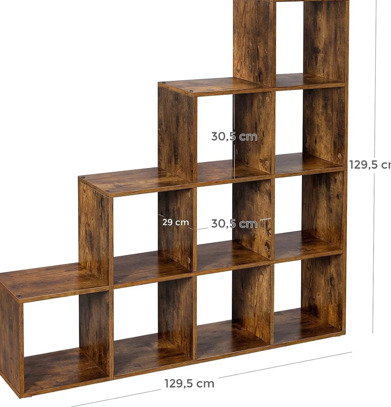 Boekenkast met 10 kubussen - Indusign Wit