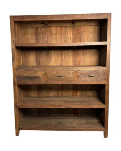 Boekenkast Parker 3 lades Boekenkast 3La Parker 193x150x45