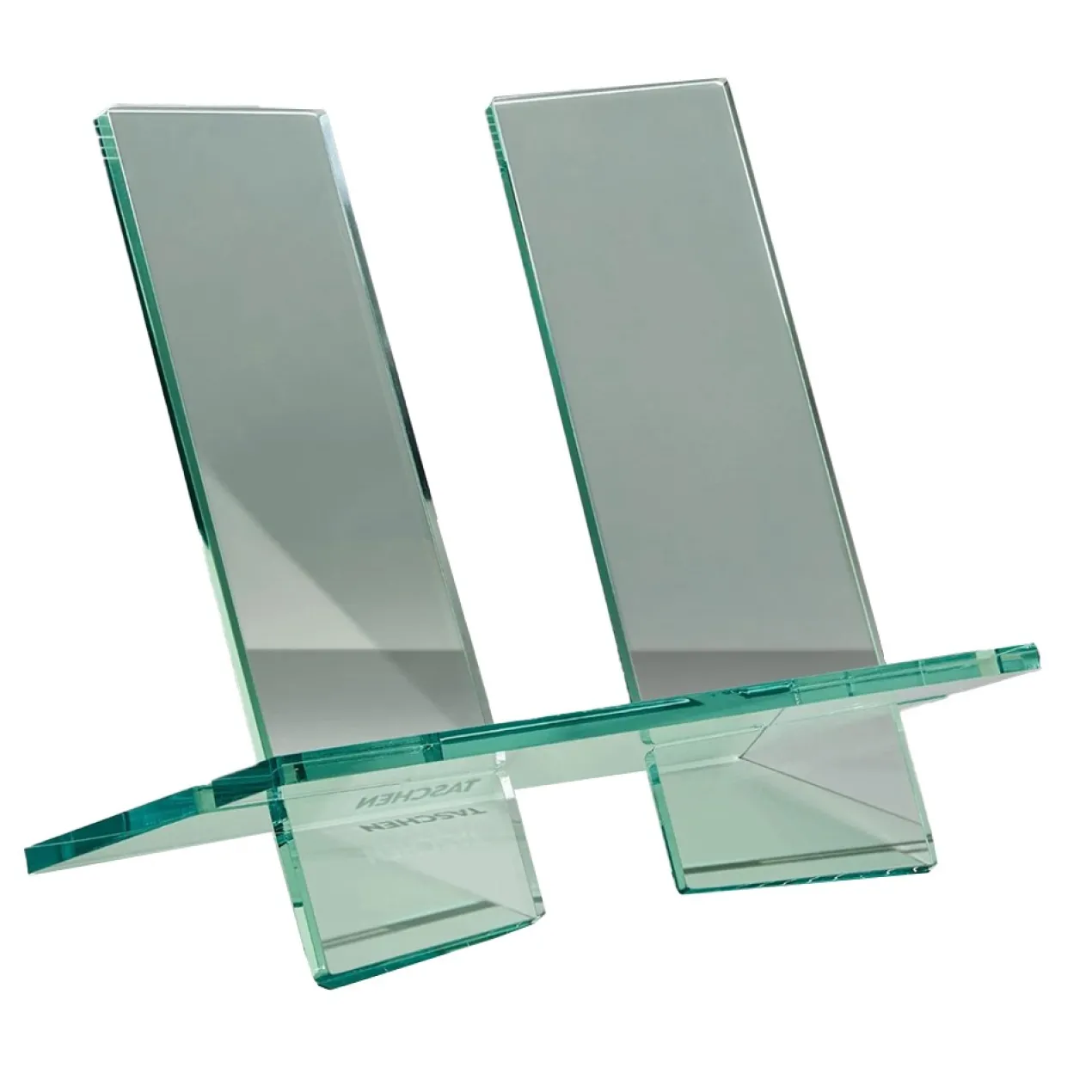 Boekenstandaard L Crystal Green