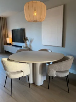 Bogard eettafel Limoen - fig 140 x 130 cm