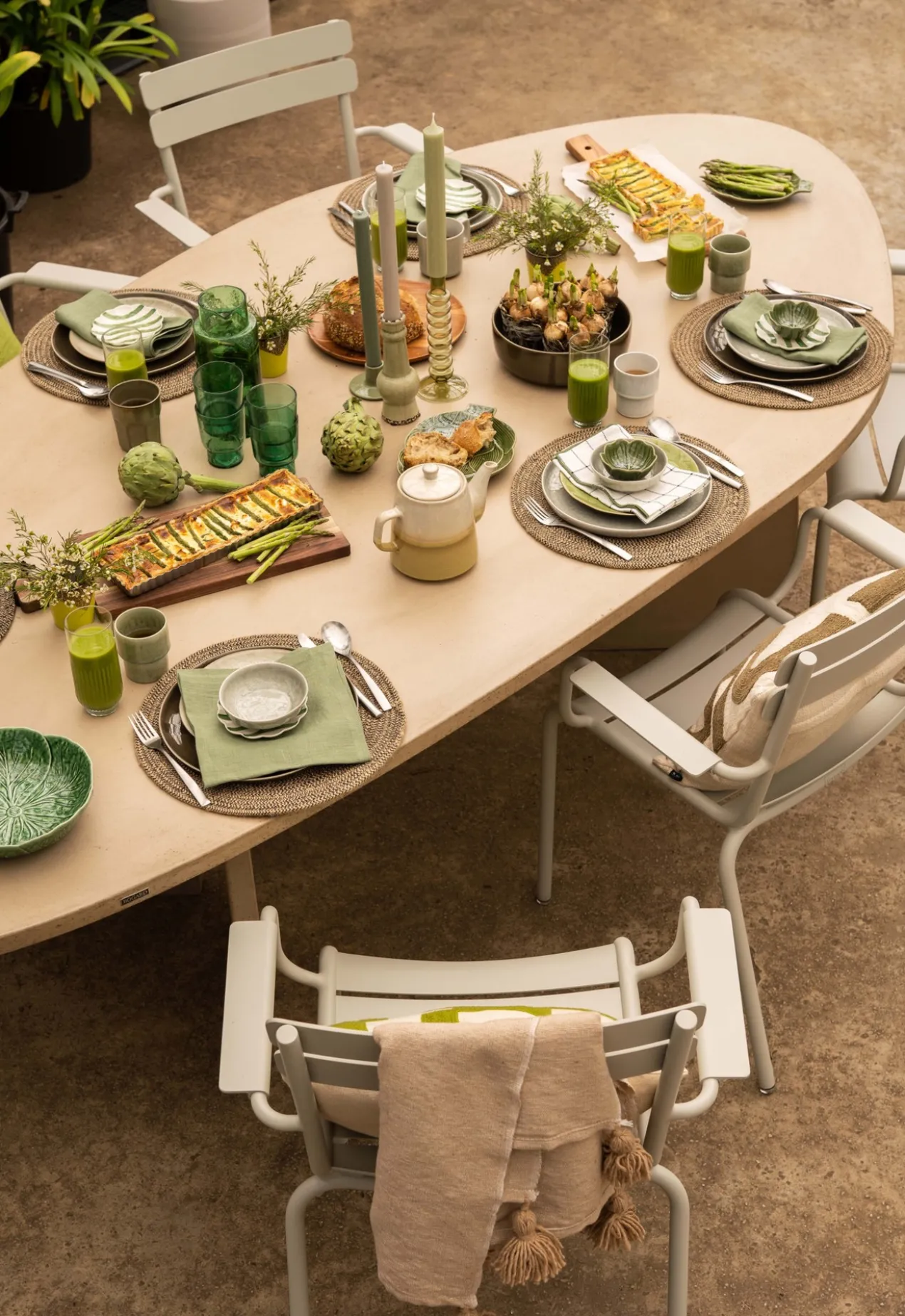 Bogard organische eettafel | Oat 200 cm
