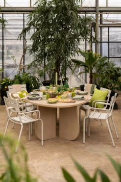 Bogard organische eettafel | Oat 220 cm