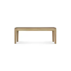 Bok bank - eiken - 126cm