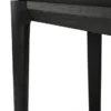 Bok bank - eiken zwart - 126cm