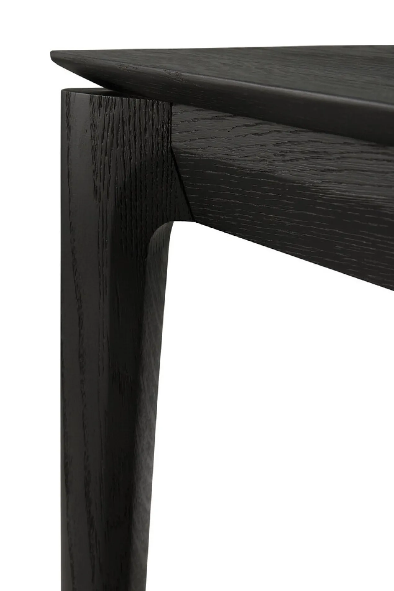 Bok bank - eiken zwart - 126cm