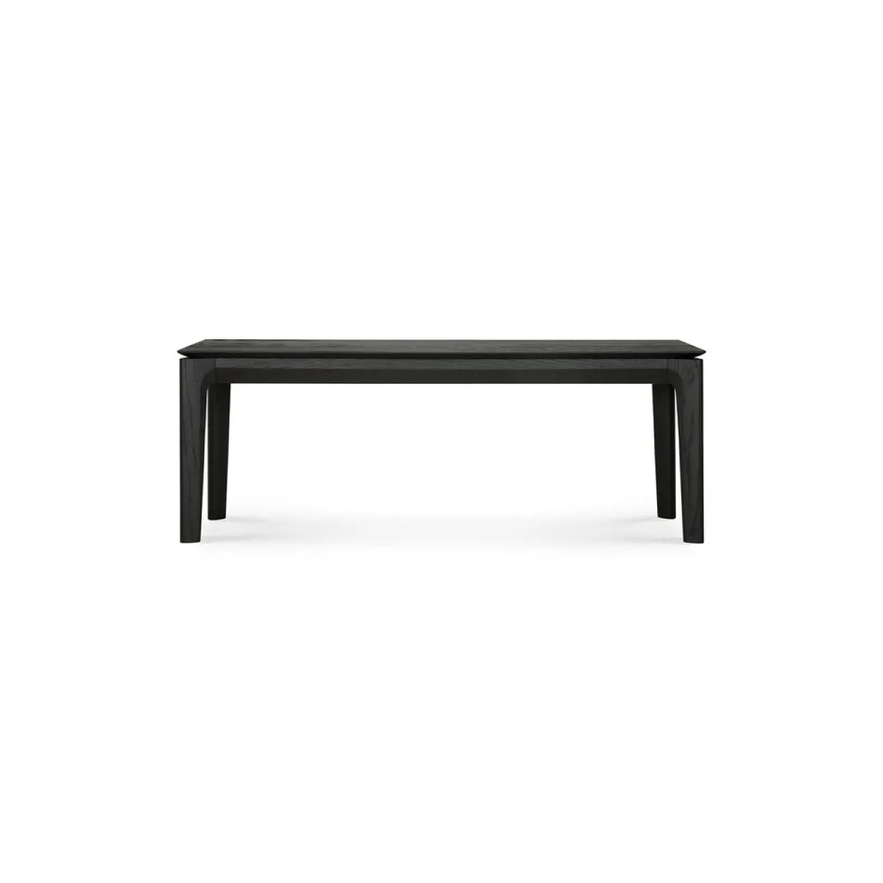 Bok bank - eiken zwart - 126cm