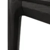 Bok bank - eiken zwart - 146cm