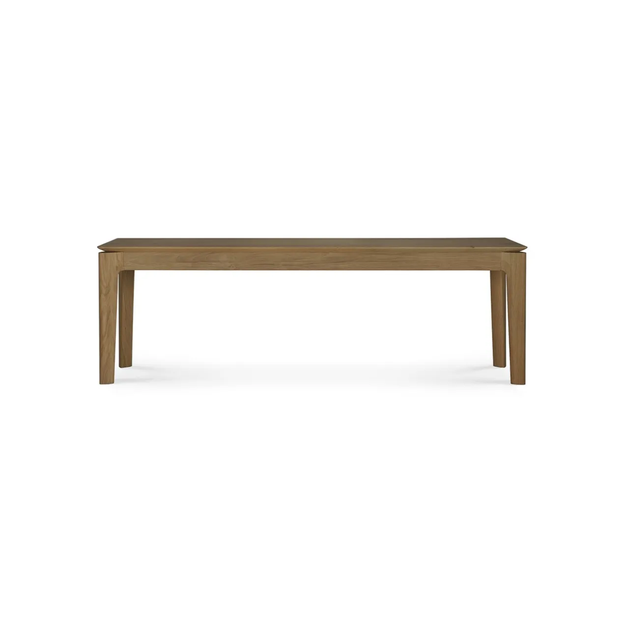 Bok bank - teak - 146cm - onbehandeld