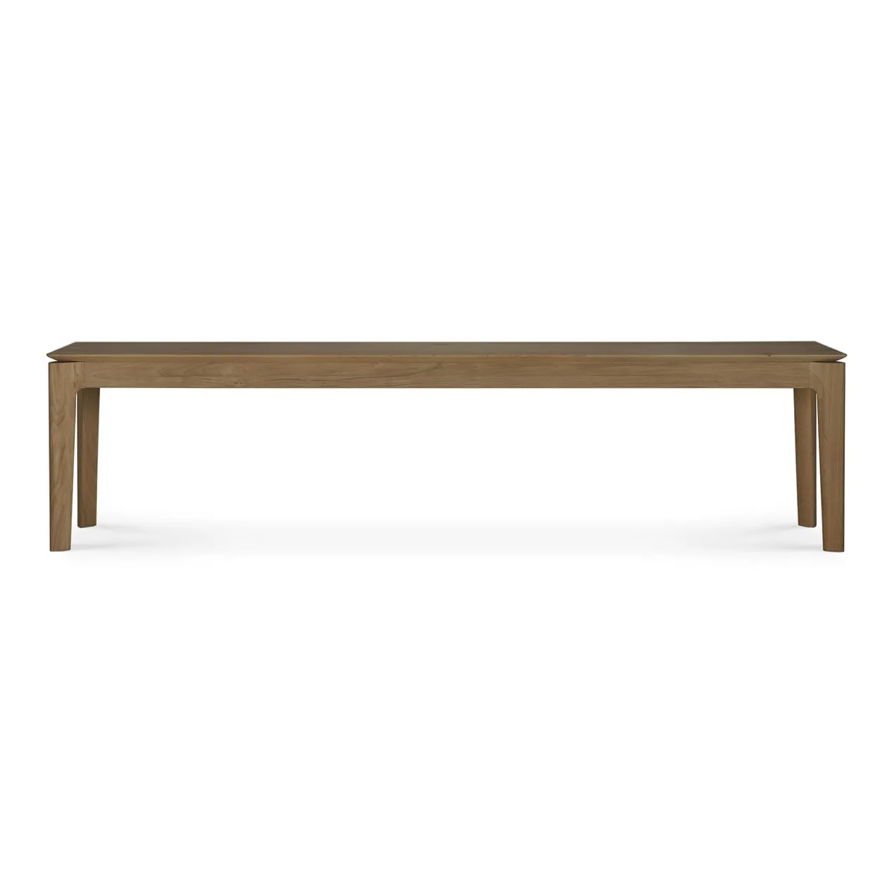 Bok bank - teak - 186cm - onbehandeld